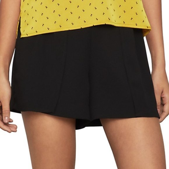 NWT BCBGMAXAZRIA Silk Georgette pleated Short Sz L - Picture 11 of 15